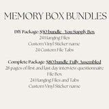 Memory Box Packages